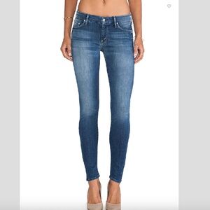 MOTHER The looker skinny stretch jeans  Color:  China Blossom